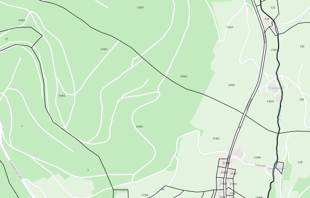 Flurkarte Gutach im Breisgau