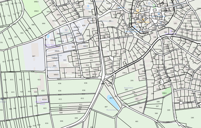 Flurkarte Neubulach-Stadt