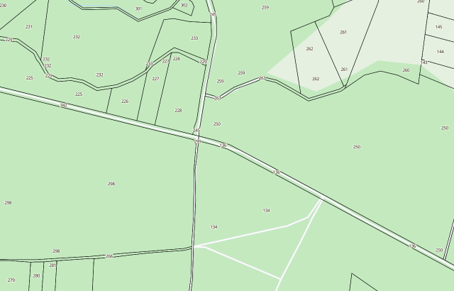 Flurkarte Falkenberg