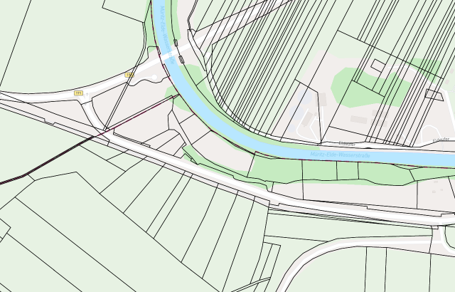 Flurkarte Plau am See