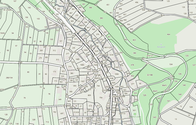 Flurkarte Hallenberg
