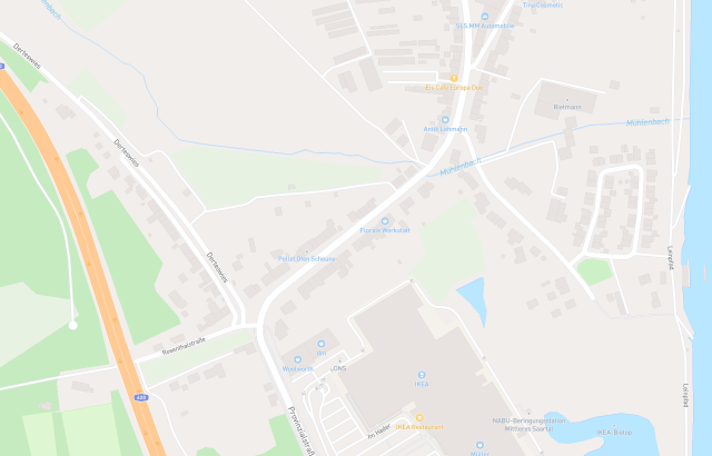 Flurkarte Saarlouis